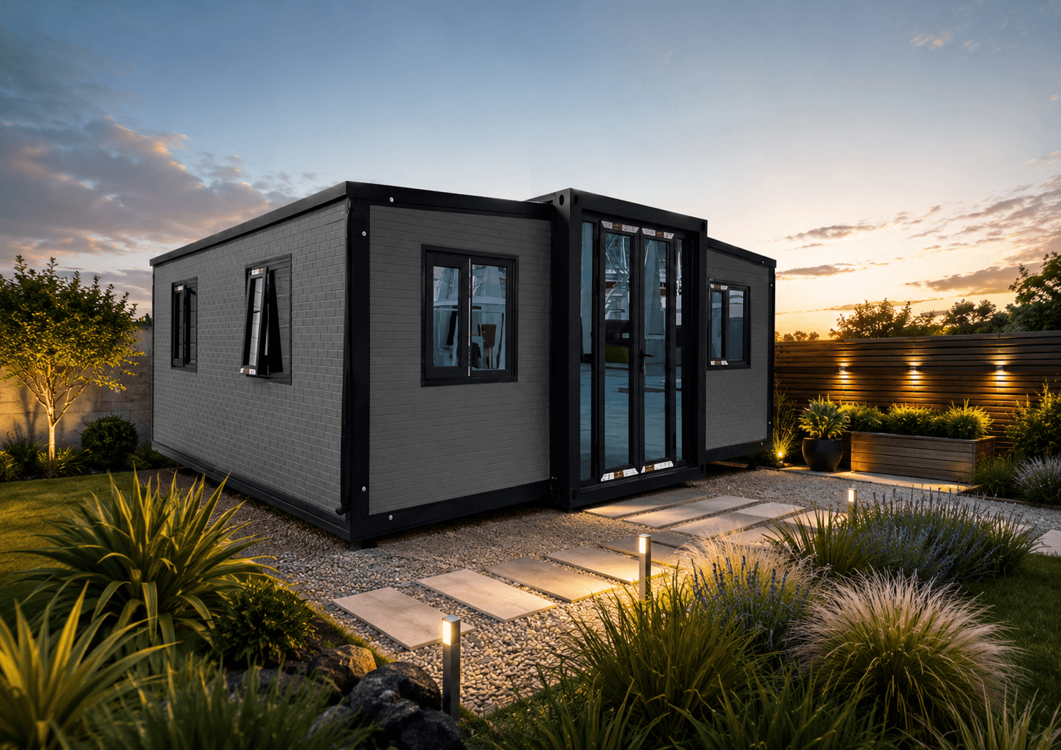20ft Double-Wing Folding Home exterior