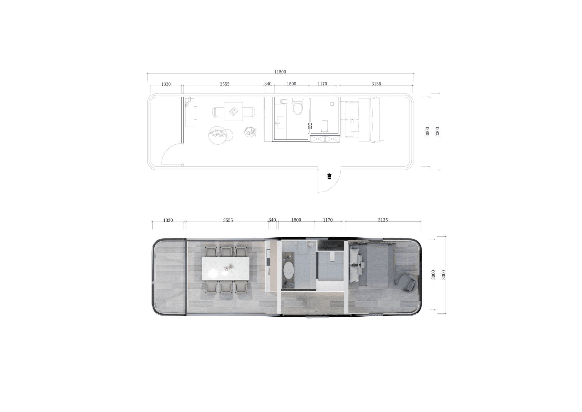 Space Capsule Series x7 — 2nd Gen floor plan